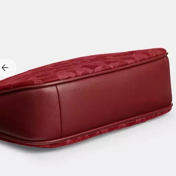 Coach Nolita 19 In Signature Denim CCZ48 denim/Silver/True Red - Picture 5 of 13